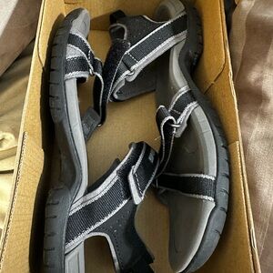 Teva Black and Gray Women's Sport Sandals